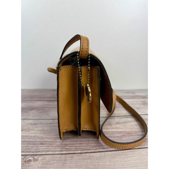 NWT PATRICIA NASH Consilina Floret Biscuit Map Print Leather Crossbody purse - Picture 4 of 17